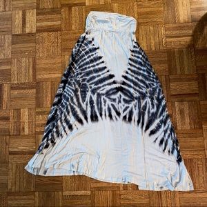 Tie Dye Cotton Maxi Skirt | One Size